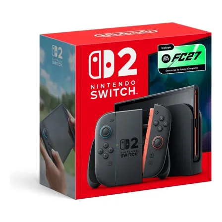 Nintendo Switch 2 + Ea Sports Fc 27 Bundle Negro