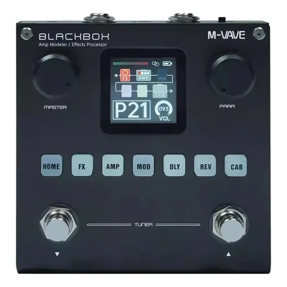 Pedal/pedaleira M-vave Black Box | Amp Modeler
