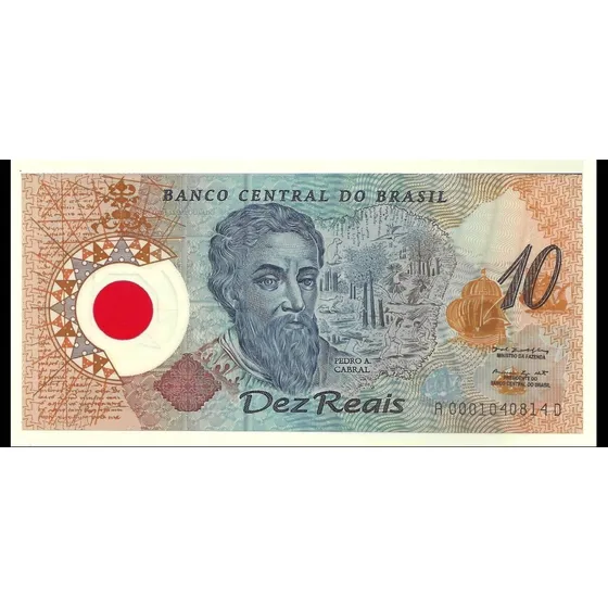 Cédula De 10 Reais De Plástico 