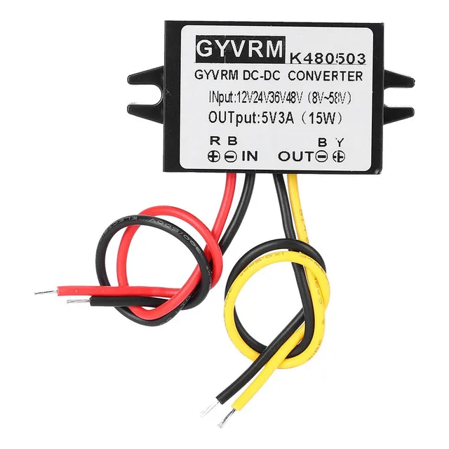 Convertidor Reductor Dc-dc 12v/24v/36v/48v A 5v 3a Reductor