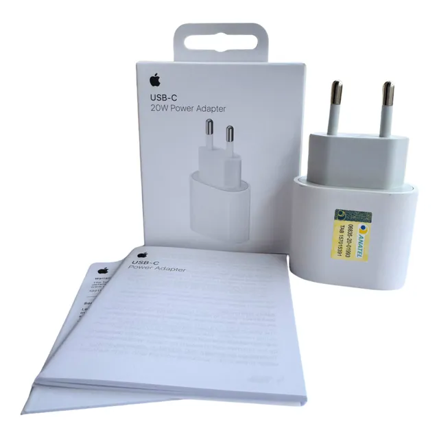 Fonte iPhone Original 20w Apple Tipo C Turbo Anatel