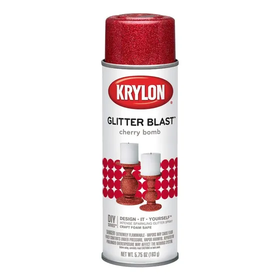 Pintura En Aerosol Con Purpurina Krylon K03806a00 Glitter Bl