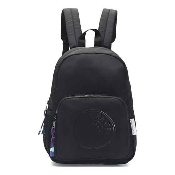 Mochila Niles Skora Urbana Reforzada Porta Mat Yoga Negra Color Negro Diseño De La Tela Liso