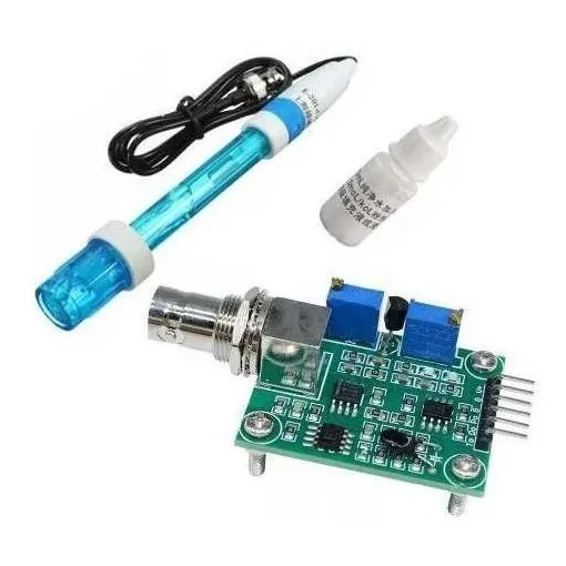 Sensor Detector De Ph + Sonda Electrodo + Liquido