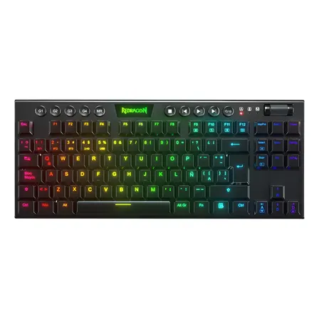 Teclado Redragon Horus K622rgb Cableado Sw Red Tkl