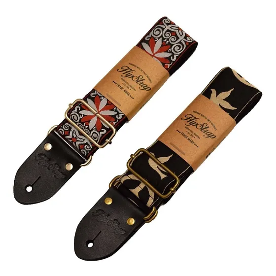 Correa Guitarra Hipstrap Vintage Jacquard Tejida Bordado