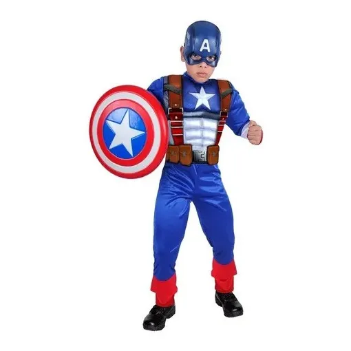 Disfraz De Capitan America  Power Niño  Carnavalito 