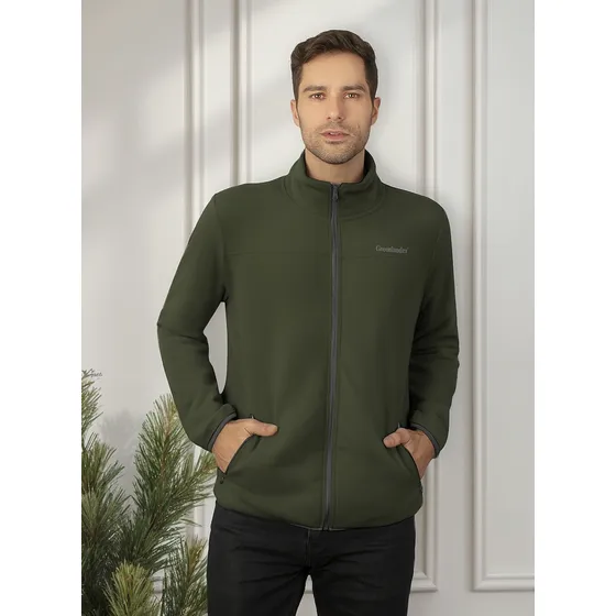 Chamarra Hombre Greenlander Fce7595 Sudadera Eco Fleece