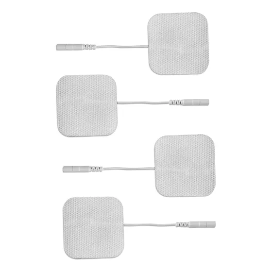Kit 4 Electrodos Autoadhesivos De Alta Eficiencia 5 X 5 Cm