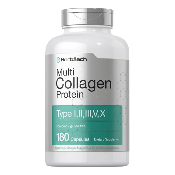 Suplemento Colágeno Múltiple 2000 Mg 180 Cápsulas Horbaach