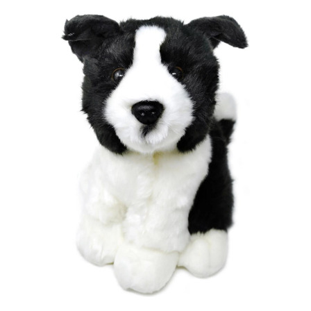 Perro De Peluche Border Collie Viahart Suave Y Tierno 26 Cm Perro De Peluche Border Collie Viahart Suave Y Tierno 26 Cm