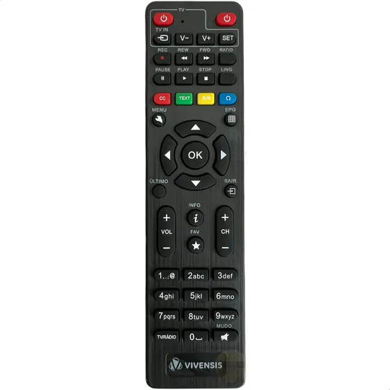 Controle Remoto Receptor Vivensis Vx10 - Original