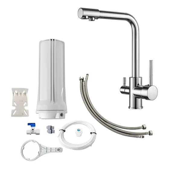 Purificador De Agua Bajo Mesada + Grifería Point Water