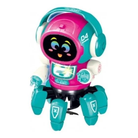 Juguete Robot Octopus Bailarín Con Luces Y Sonido