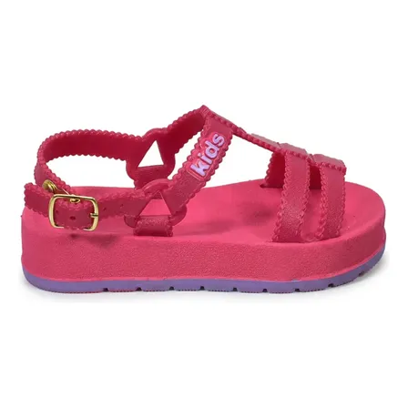 Sandália Infantil Feminina Lançamento Meninas Flor Tamanho.