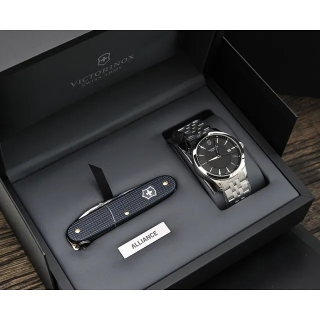 Reloj Victorinox/swiss Army Alliance Incluye Navaja Suizo