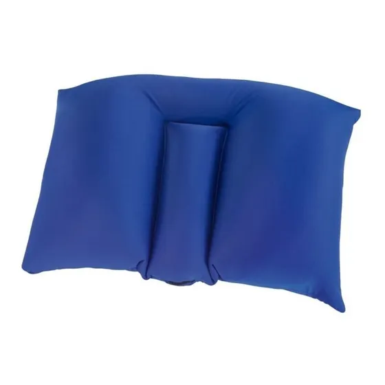 Almohada Antironquidos En Microperlas Color Azul