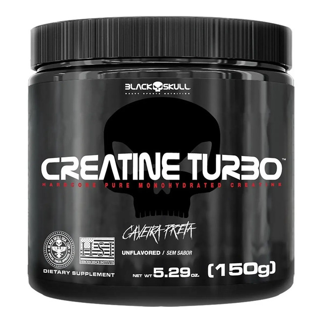 Suplemento Em Pó Cretaina 150g Black Skull Turbo Caveira Preta Sabor Sem Sabor Suplemento Em Pó Cretaina 150g Black Skull Turbo Caveira Preta Sabor Sem Sabor