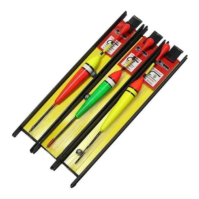 Set De 3 Boyas Finas Kit Pesca Plástico Económico Delsur