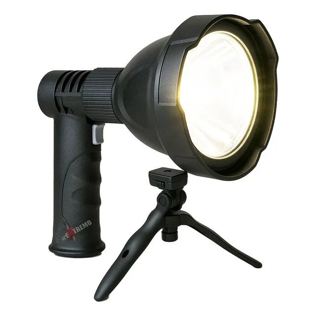 Faro Cazador Reflector Busca Huella Led Caza Recargable Usb