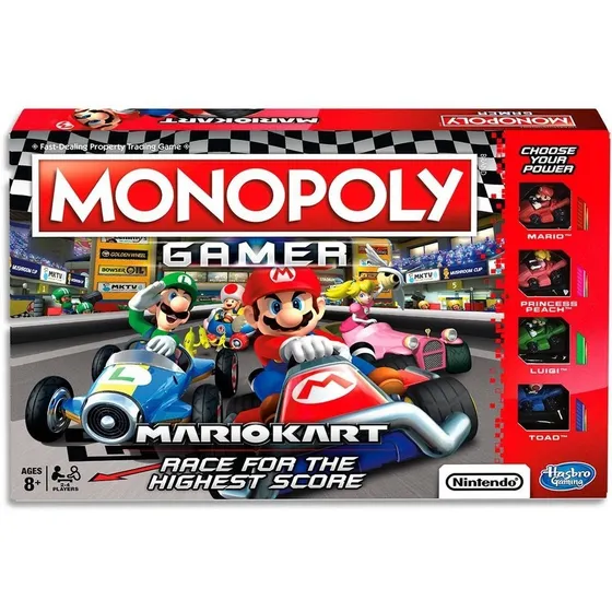 Monopoly Gamer Mario Kart + Envío