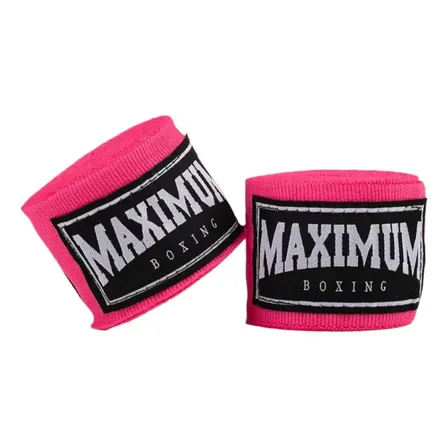 Bandagem Atadura Muay Thai / Boxe Maximum 5 Metros Cor Rosa