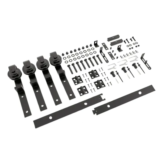 Kit Granero Completo Para 2 Puertas Corredizas Plegables