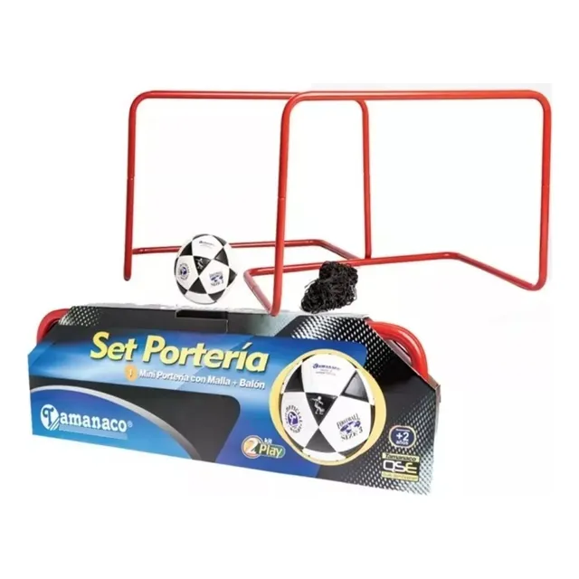 Canchas De Futbol 2 + Balón Y Mallas Tamanaco 78 Cm X 56 Cm