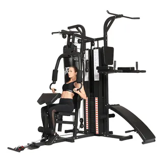 Estação Musculação Academia Completa Dsrsshop 100kg Estofamento E Estrutura Cor Preto Estação Musculação Academia Completa Dsrsshop 100kg Estofamento E Estrutura Cor Preto