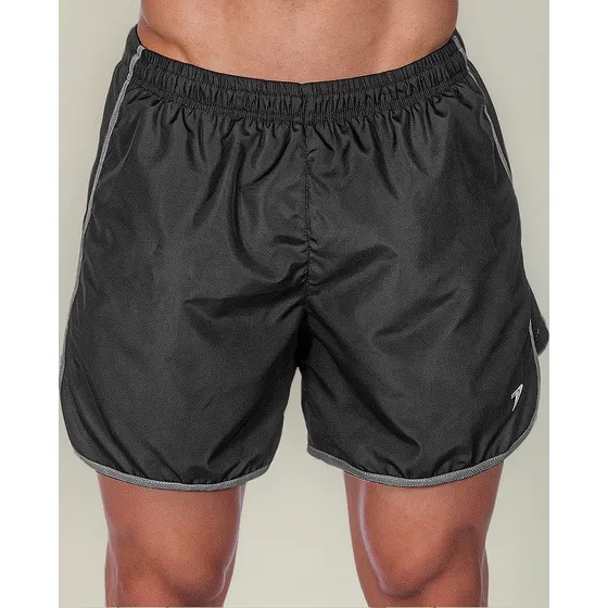 Short Poker Runner Com Bermuda Interna Divinity - Preto