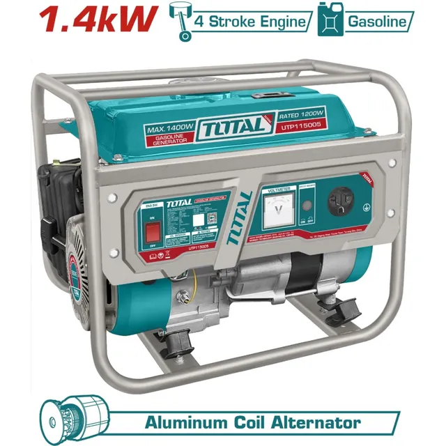 Generador Elec. Gasolina Total Utp115005 1400w