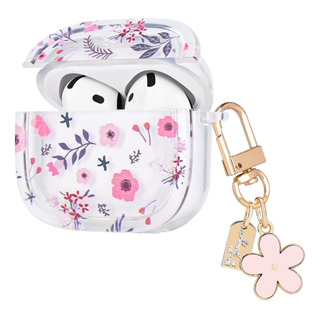 Funda Para AirPods 1/2 3 Pro2 Para Airpods4 Flores+colgante.lindo Protector De Flores, Con Llavero, Protección Transparente Contra Terremotos. Funda Para AirPods 1/2 3 Pro2 Para Airpods4 Flores+colgante.lindo Protector De Flores, Con Llavero, Protección Transparente Contra Terremotos.