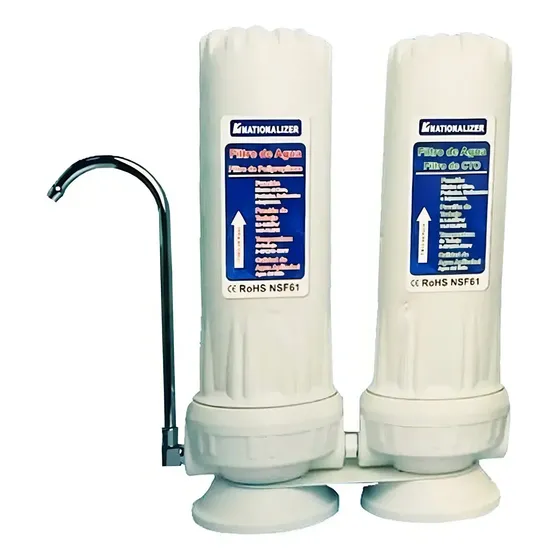 Filtro De Agua Nationalizer Doble Color Blanco | Cuotas sin interés