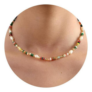 Collares De Cuentas Para Mujer, Gargantilla, Collar De Cuent Collares De Cuentas Para Mujer, Gargantilla, Collar De Cuent