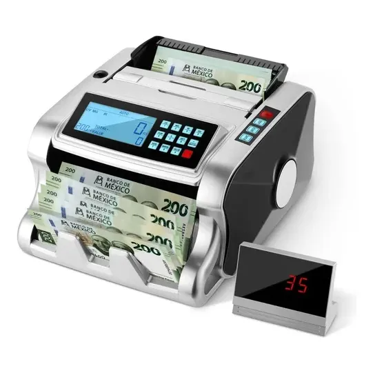 Balulaa Contador De Billetes Multidivisas Doble Lcd