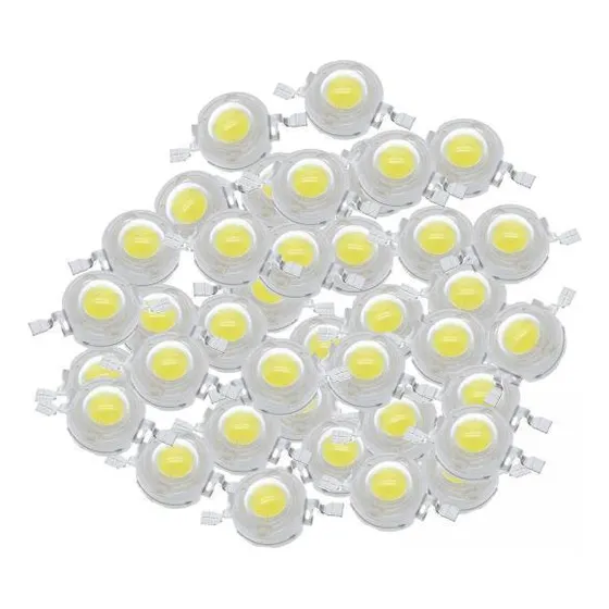 2 Contas De Luz Led De Alta Potência, Chip De 50x 3w Branco