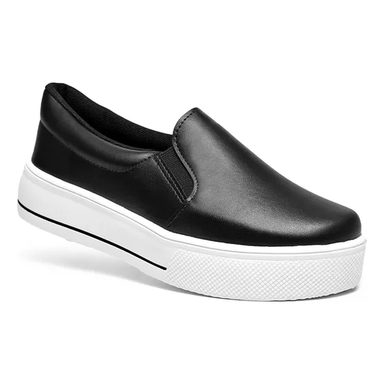 Tênis Lumiss Feminino Slip On Confortável Calce Fácil