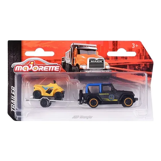 Carritos De Juguete Majorette Vehiculo Remolque Escala 1:64