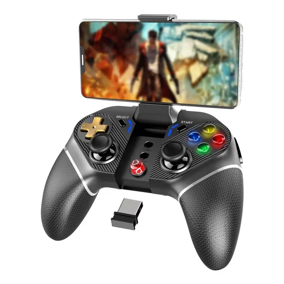 Controle Joystick Pg-9218 Ipega Bluetooth 5.0 Modo Turbo Cor Preto