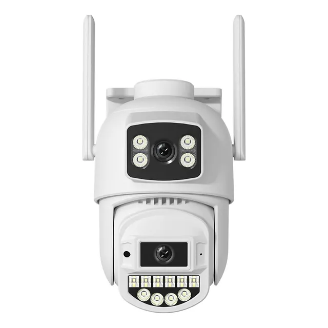 Cámara Seguridad Ip Exterior Wifi Doble Lente 10mp Ultra Hd