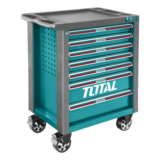 Gabinete Para Herramientas 7 Cajones Total Thrc01071 Color Azul Petróleo