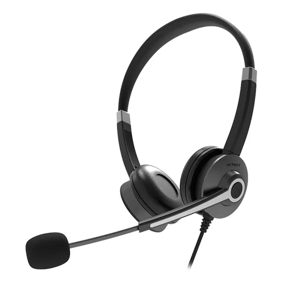 Audifono Diadema Para Call Center Acteck Centric Pro Hp640