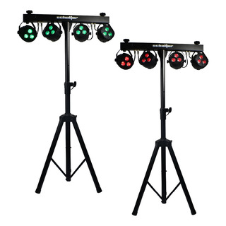 Dj Stand 4 Luces Rgbw 4 En 1 Par Led Dmx Pedestal Luz Dj 2pz Dj Stand 4 Luces Rgbw 4 En 1 Par Led Dmx Pedestal Luz Dj 2pz