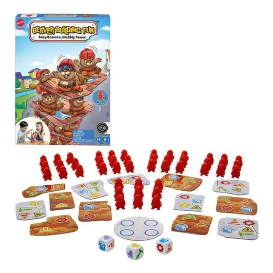 Juego De Mesa Castores Movedizos De Mattel Games