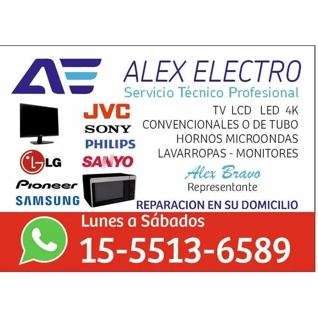 Service Tv A Domicilio-tubo-cambio De Leds-lcd-microondas. 