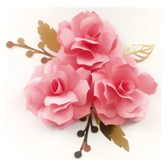 Flores En Papel Para Decorar Tortas, Cake Topper
