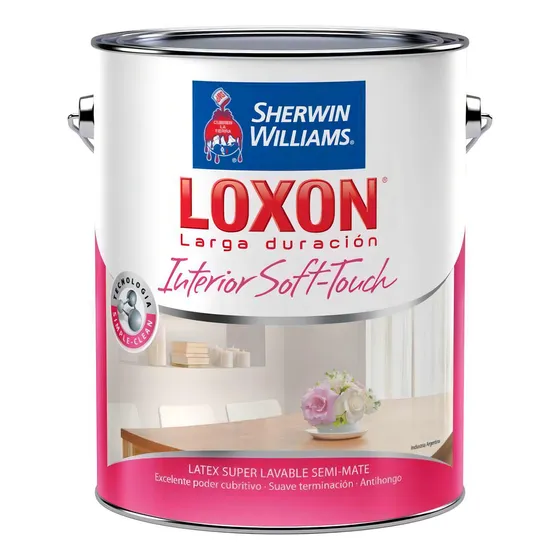 Latex Loxon Interior Ld Soft Touch Blanco Semimate X4lts