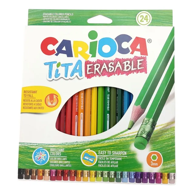 Colores Borrables Tita Empaque De 6 Cajillas Con 24pzs