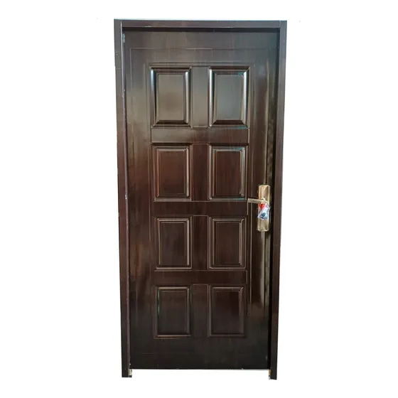 Waluminio puerta exterior color marron