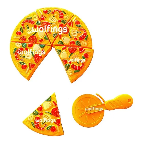 Pizza Con Abrojos Juguete Comida Juego Cocina Infantil